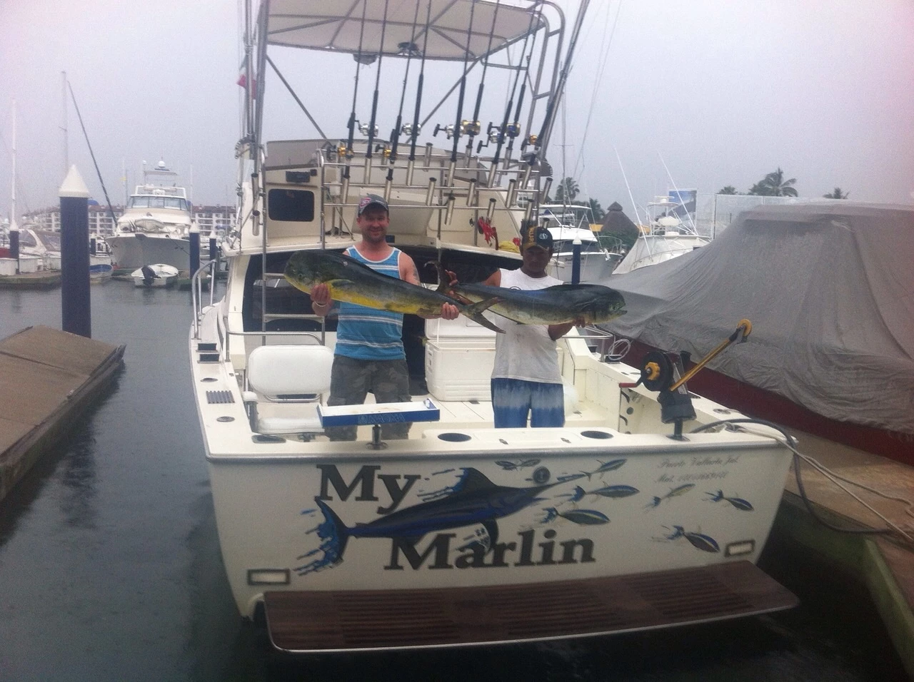 My Marlin Mahi mahi fishing in Puerto Vallarta   boat rentals Jalisco Puerto Vallarta Jalisco  Bertram Sportfisher 1991 31 