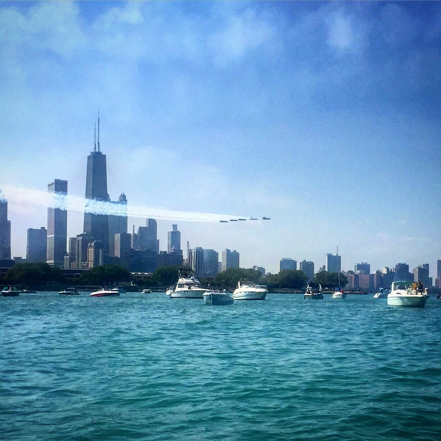 The Chicago Air and Water show as seen from a Day Cruise. boat rentals Illinois CHICAGO Illinois  Jeanneau Sun Odyssey 37 2003 37 