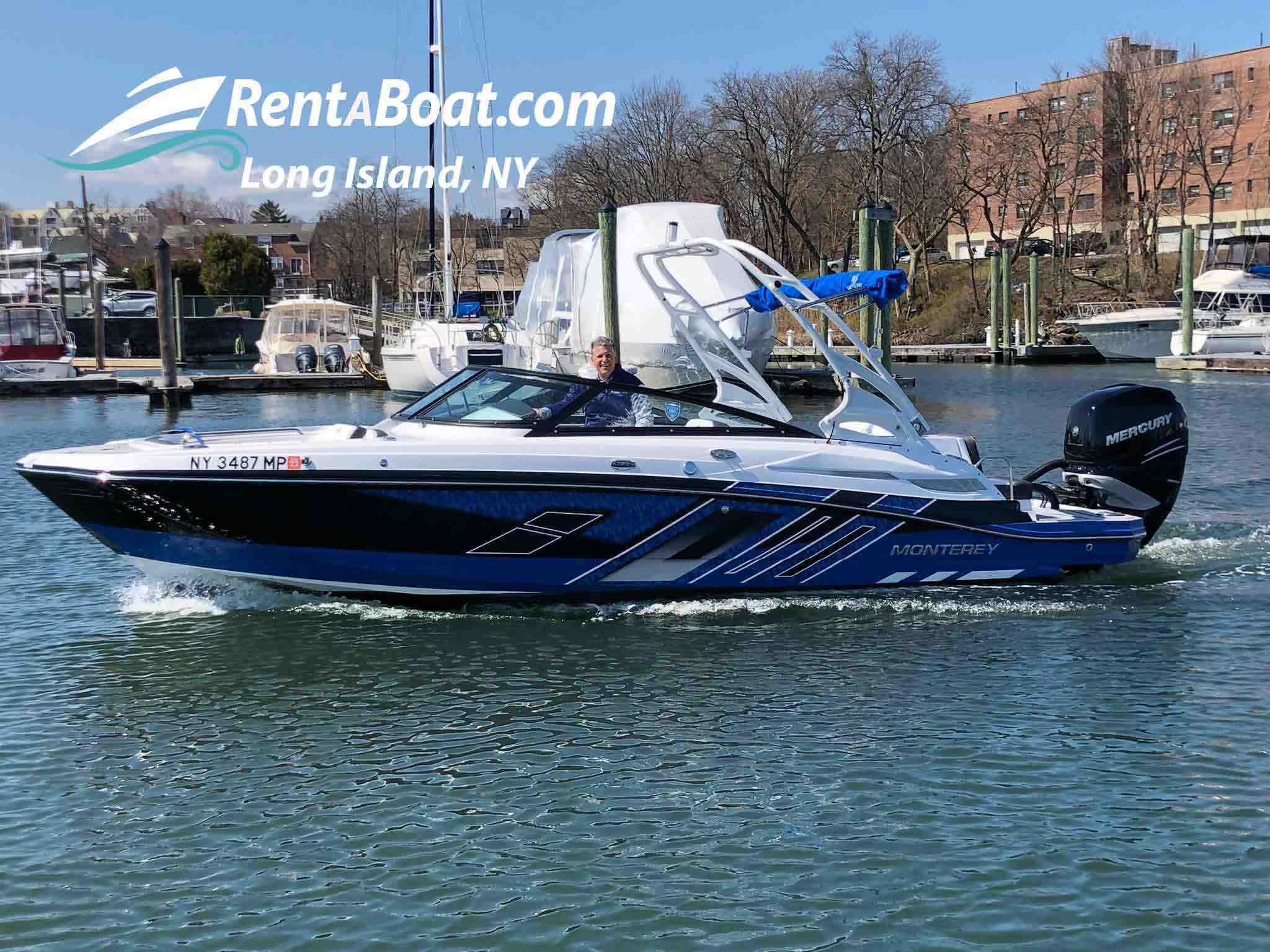 Front of boat Monterey m45 boat rentals New York NEW ROCHELLE / NEW YORK / LONG ISLAND / CITY ISLAN New York  Monterey M45 2019 25 