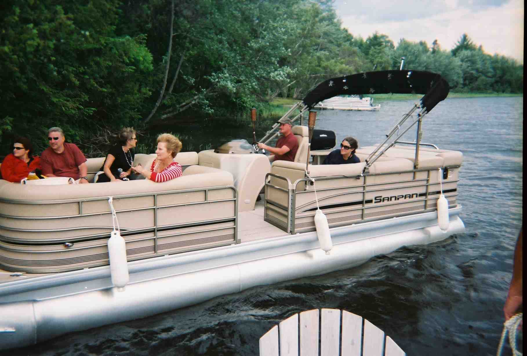 lake house rental with boat included near me