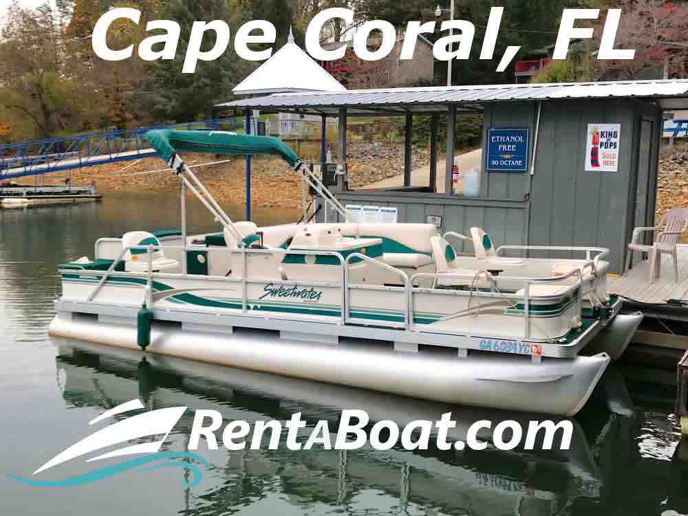 Riley’s Raft boat rentals Florida CAPE CORAL Florida  Sweetwater Pontoon  22 