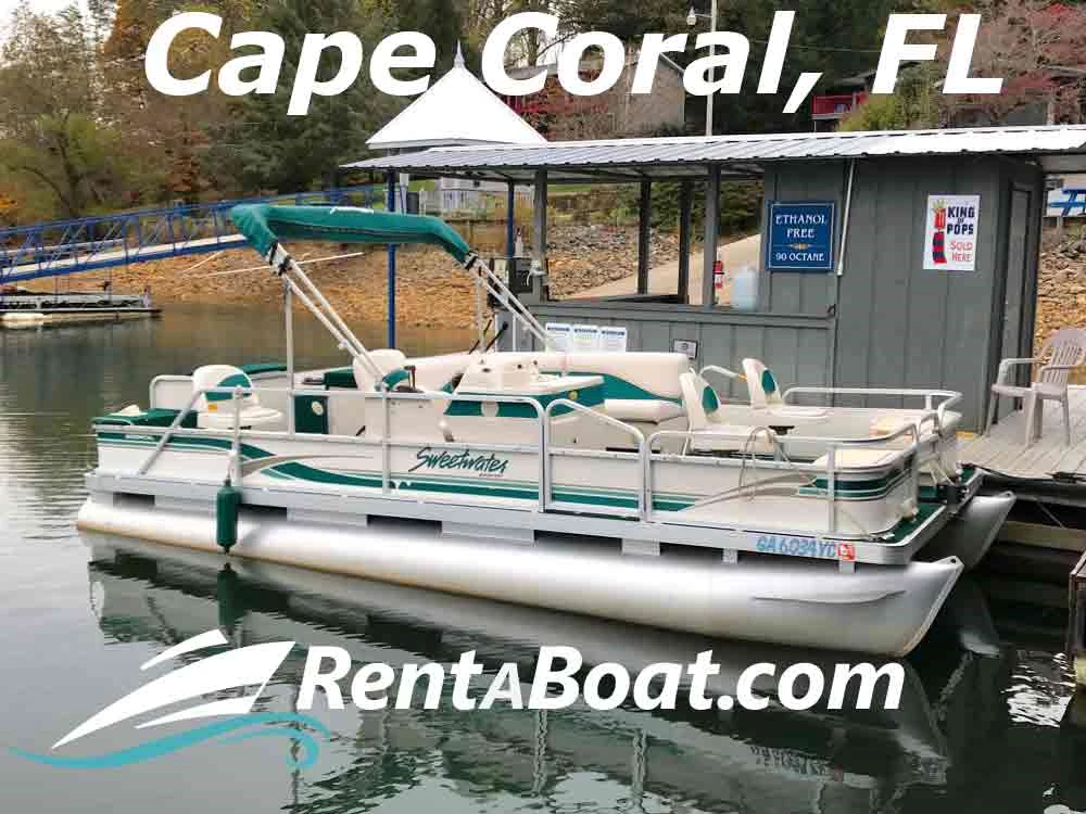 Sweetwater Pontoon boat rentals Florida CAPE CORAL Florida  Sweetwater Pontoon  22 