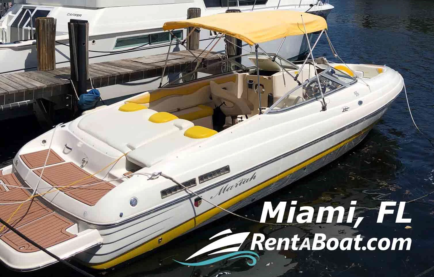 Great rental boat for the miami waterways boat rentals Florida HALLANDALE Florida  Mariah SX 25 2006 25 