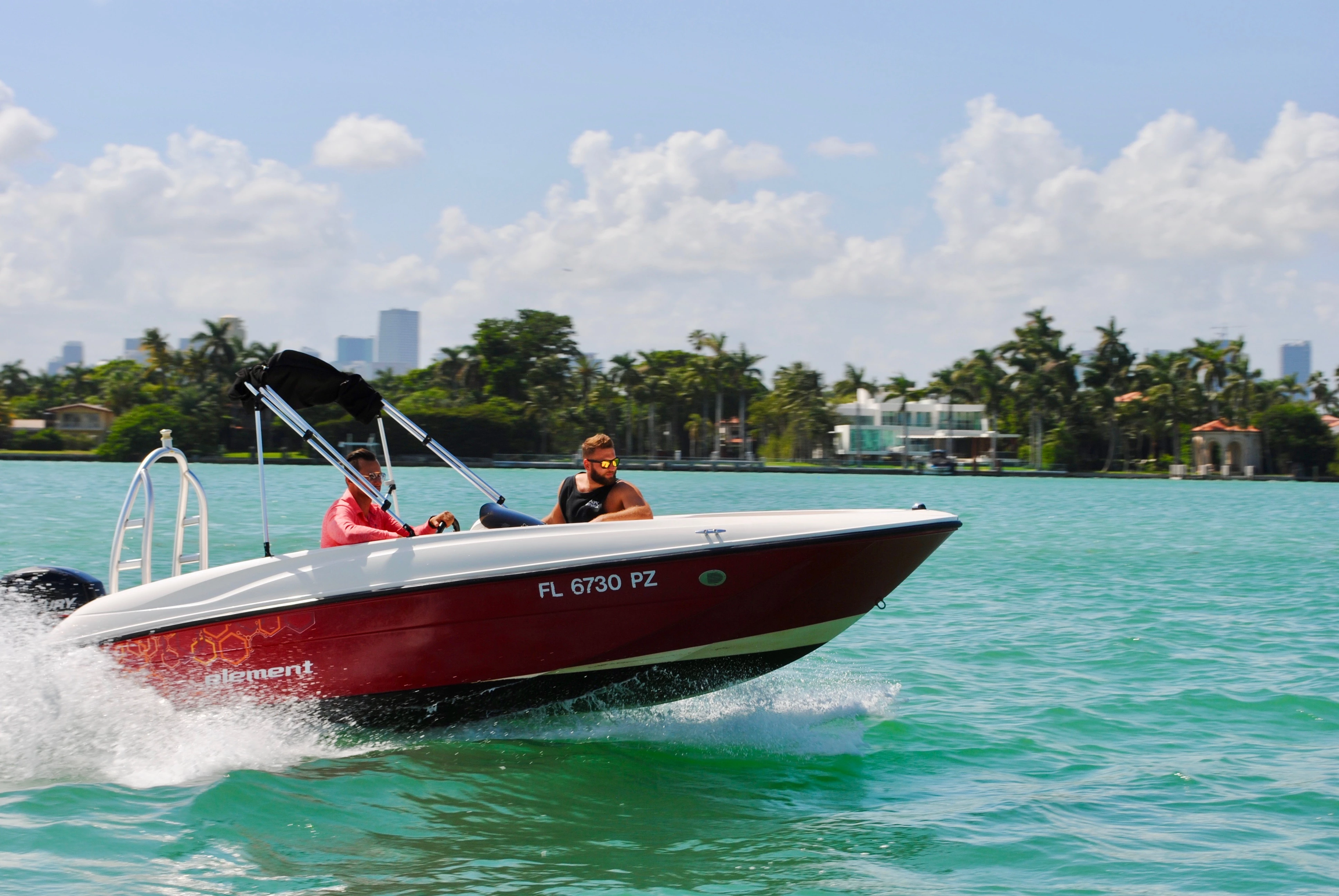 Planing boat rentals Florida Miami Florida  Bayliner e16 2015 16 