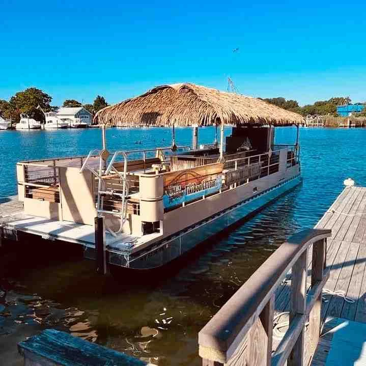 Your Night Club On The Water boat rentals New York OAKDALE New York  Tiki Boat 29 people 2023 40 