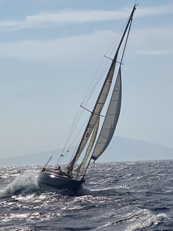 Sailing in the Aegean Sea boat rentals Cyclades Syros Cyclades  Champer Nicholson S&S One off 1976 45 