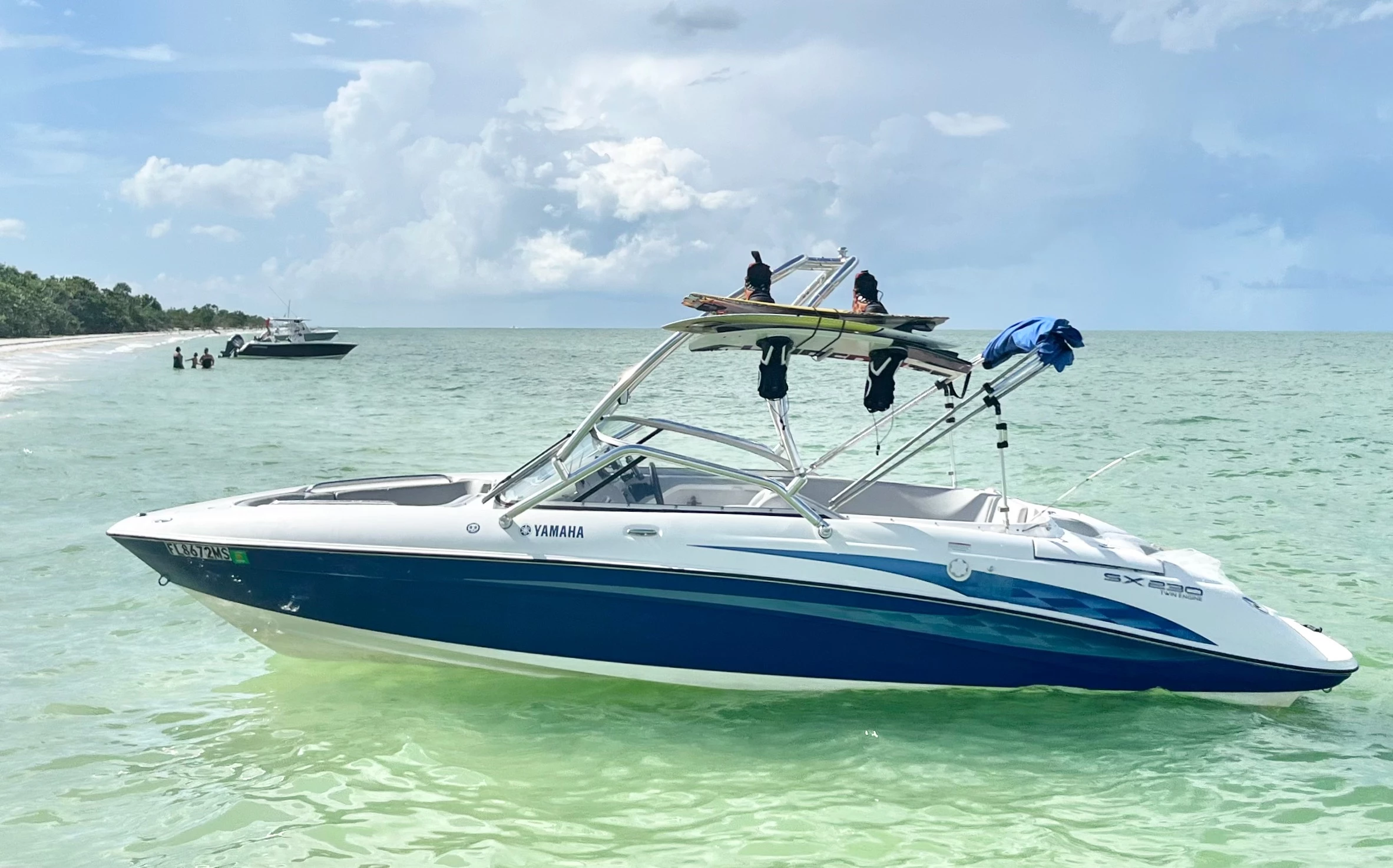 Room for 10. boat rentals Florida Naples Florida  Yamaha SX230 2005 23 