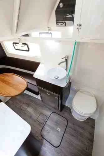 FULL DOWN STAIRS BATHROOM WITH AC AND BED boat rentals Florida WEST PALM BEACH Florida  Scout 350lxf 2015 38 