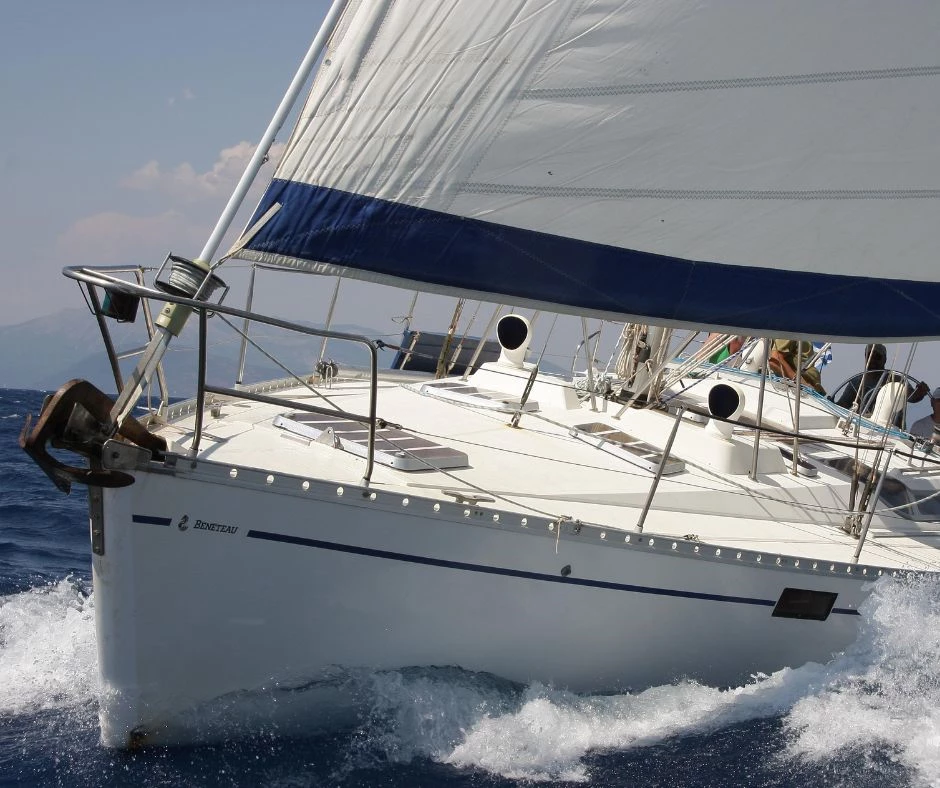 Our Beneteau Oceanis 430 SY Antares is a well-kept owner ship that is constantly maintained. She has 4 double cabins, each equipped with its own sink, 2 wet rooms, and a spacious salon. We basically take 6 adult guests.  boat rentals Levkas Nydri Levkas  Beneteau Oceanis 430 1990 43 