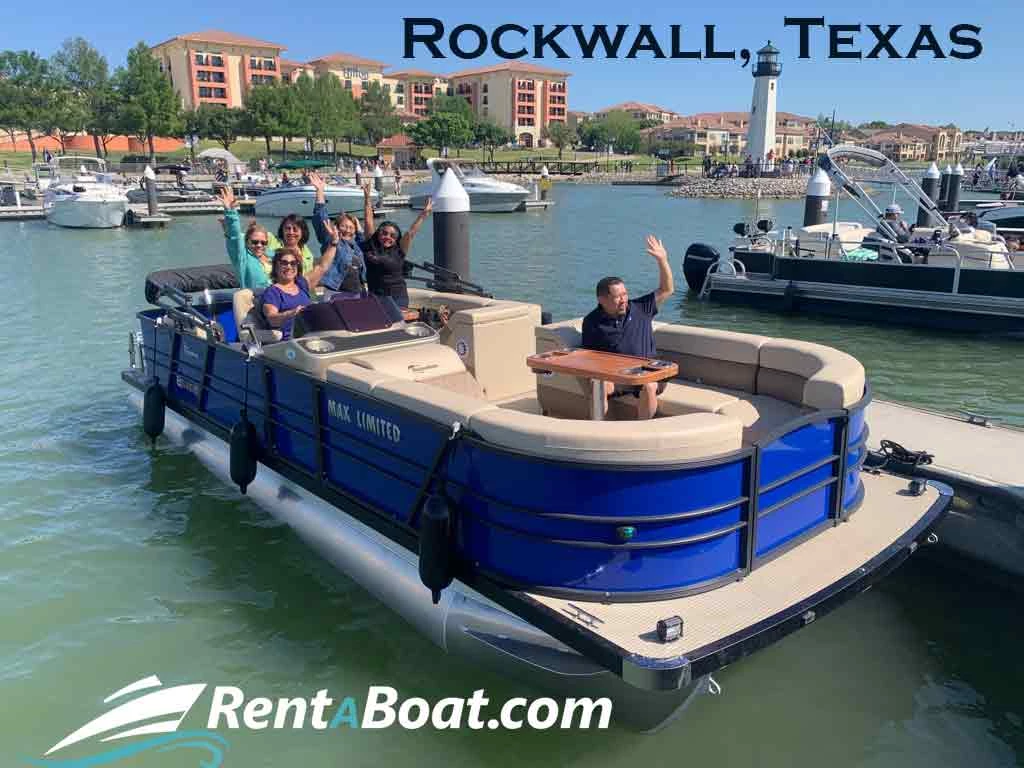  boat rentals Texas ROCKWALL Texas  Massimo Marine Pontoon 2023 24 