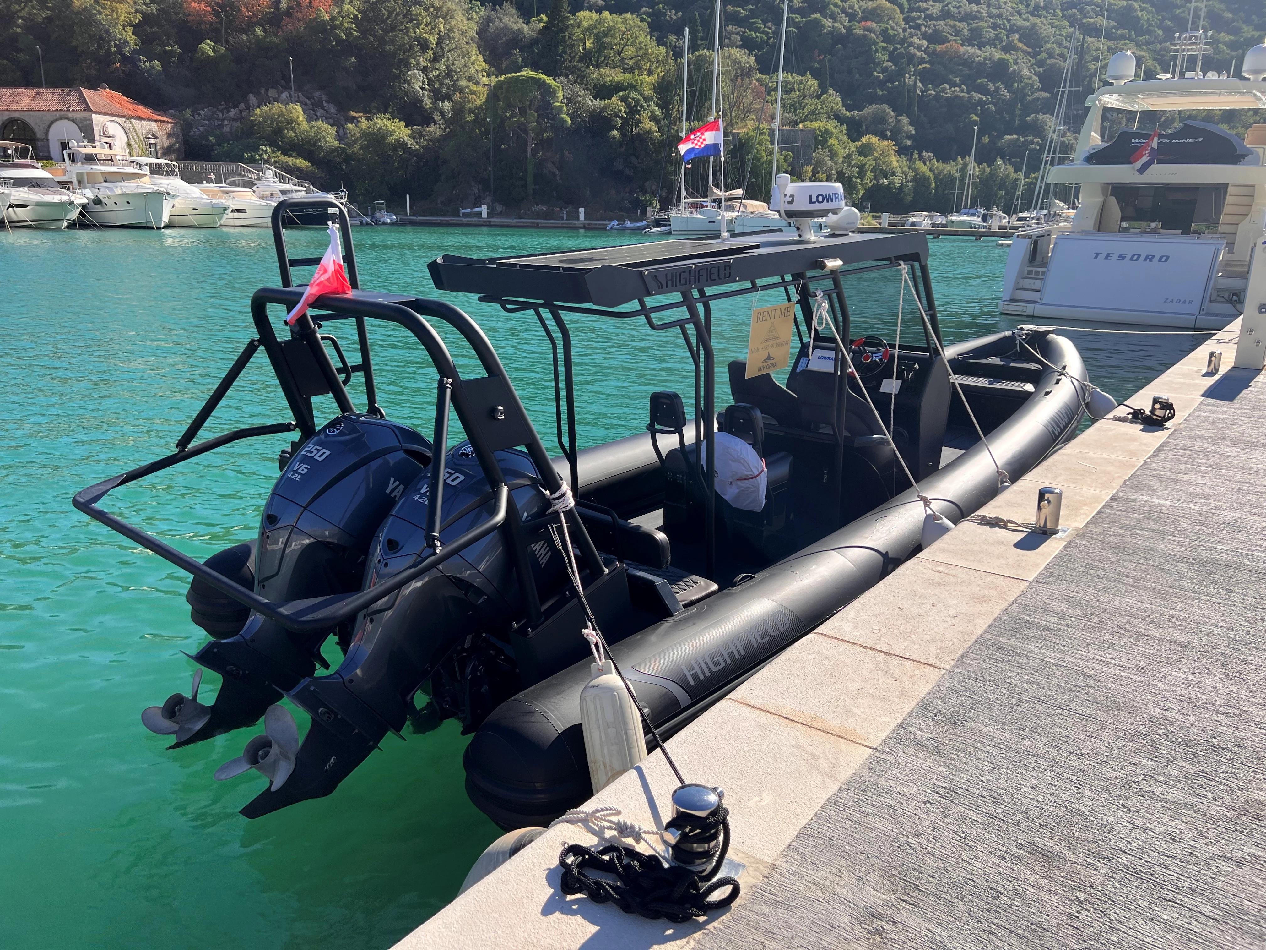 Fulala loaded and Upgraded  boat rentals Dubrovnik and Neretva Komolac Dubrovnik and Neretva  Highfield 860 Patrol 2022 8,68 