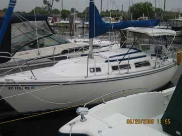 Docked in Slip boat rentals    boatnolongerforrent Catalina Sloop 1984 25 